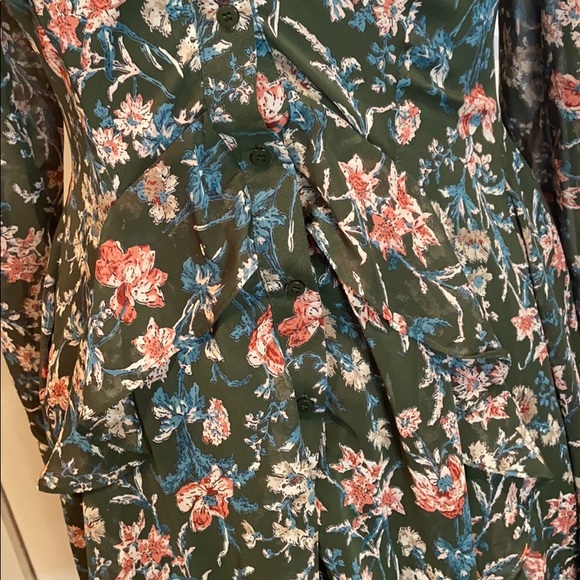 Design Lab Lord&Taylor Floral Ruffled Dress - Picture 2 of 4